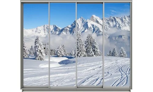 Dulap Print 4 Usi 2311, L280 x H240 x A60