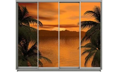 Dulap Print 4 Usi 251, L280 x H240 x A60