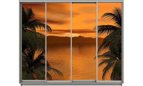 Dulap Print 4 Usi 251, L280 x H240 x A60