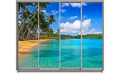 Dulap Print 4 Usi 61, L280 x H240 x A60