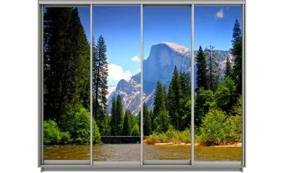 Dulap Print 4 Usi 63, L280 x H240 x A60