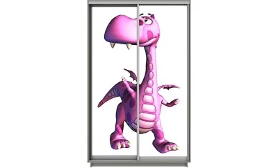 Dulap Print 2 Usi 1115, L160 x H220 x A60