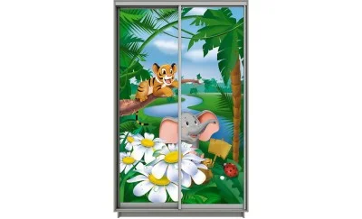 Dulap Print 2 Usi 1265, L160 x H220 x A60