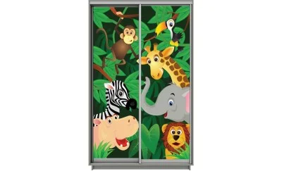 Dulap Print 2 Usi 1331, L160 x H220 x A60