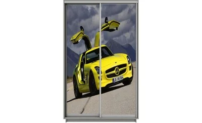 Dulap Print 2 Usi 3002, L160 x H220 x A60