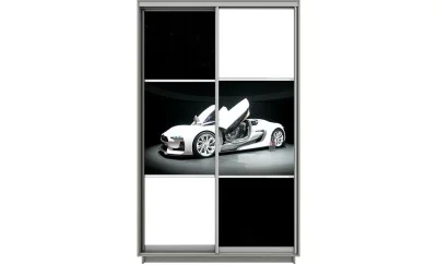 Dulap Print 2 Usi 54, L160 x H220 x A60