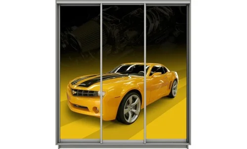 Dulap Print 3 Usi 126, L190 x H220 x A60