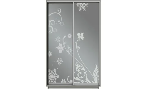 Dulap Oglinda Sablata 2 Usi CT162, L100 x H220 x A45