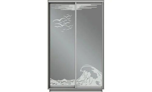 Dulap Oglinda Sablata 2 Usi CT659, L100 x H220 x A45