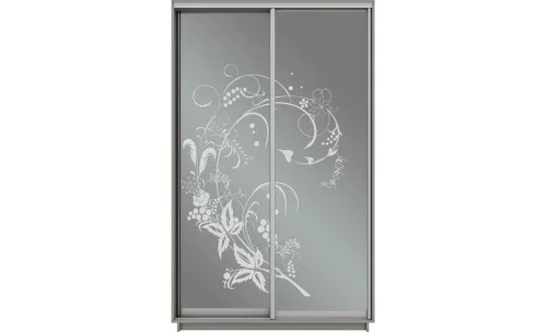 Dulap Oglinda Sablata 2 Usi CT727, L100 x H220 x A45