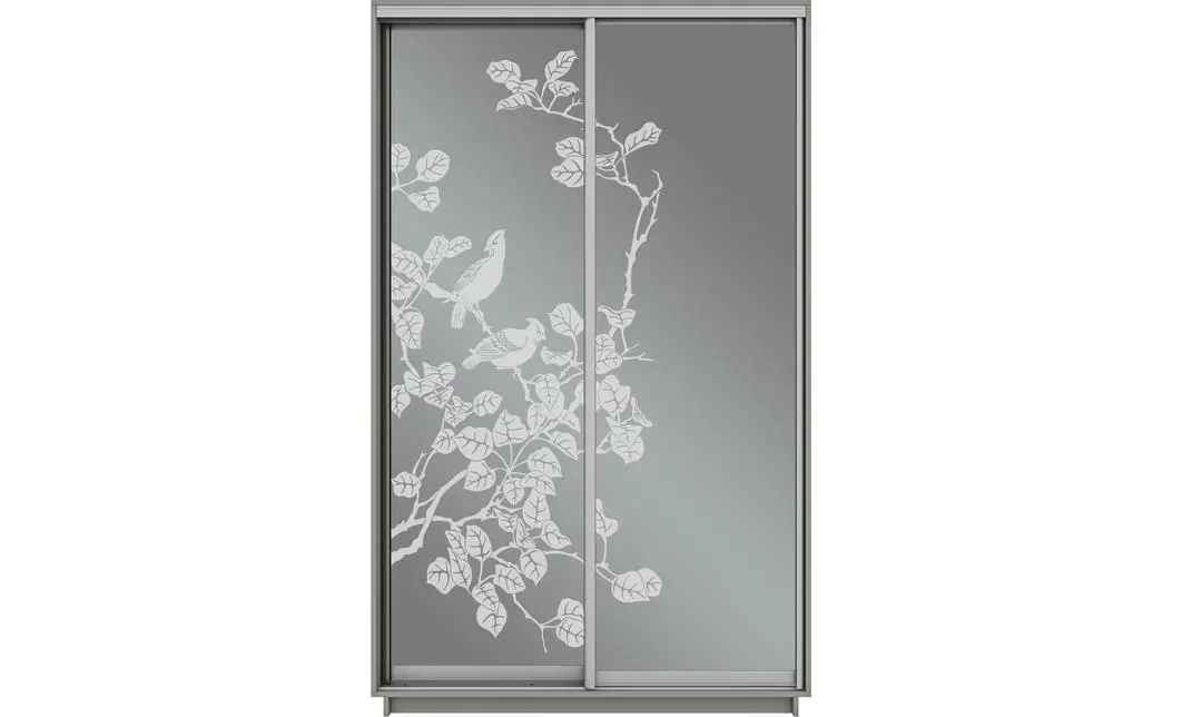 Dulap Oglinda Sablata 2 Usi CT818, L100 x H220 x A45