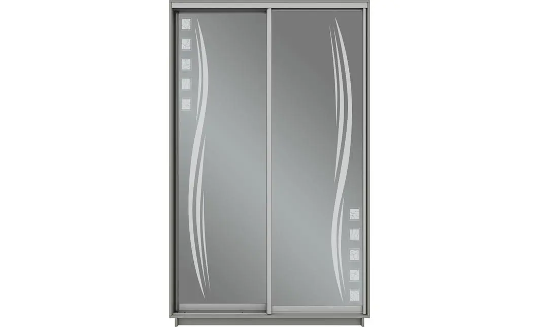 Dulap Oglinda Sablata 2 Usi CT822, L100 x H220 x A45