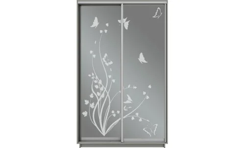 Dulap Oglinda Sablata 2 Usi CT824, L100 x H220 x A45