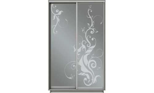 Dulap Oglinda Sablata 2 Usi CT826, L100 x H220 x A45