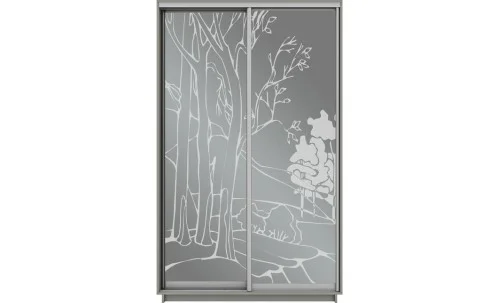 Dulap Oglinda Sablata 2 Usi CT836, L100 x H220 x A45