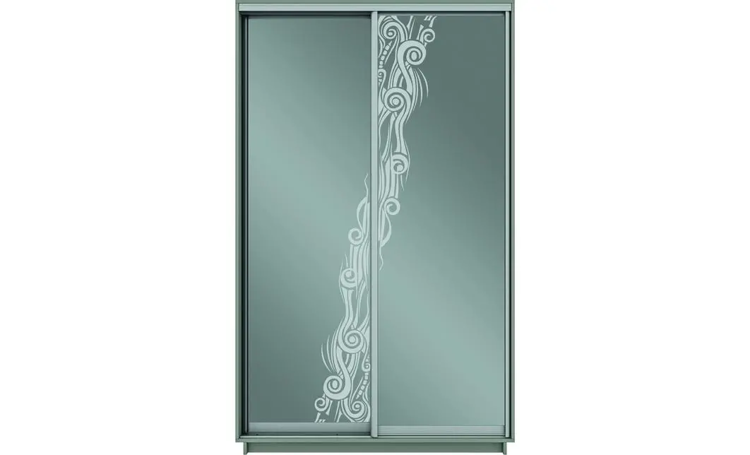 Dulap Oglinda Sablata 2 Usi CT848, L100 x H220 x A45