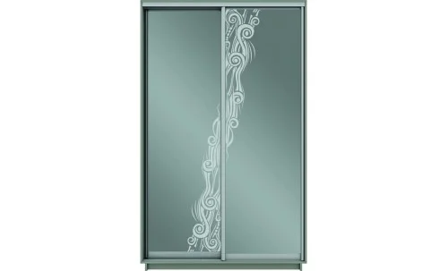 Dulap Oglinda Sablata 2 Usi CT848, L100 x H220 x A45