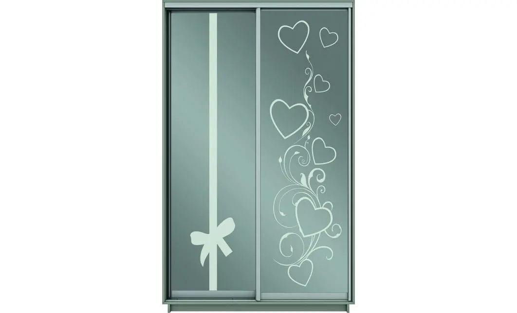 Dulap Oglinda Sablata 2 Usi CT856, L100 x H220 x A45