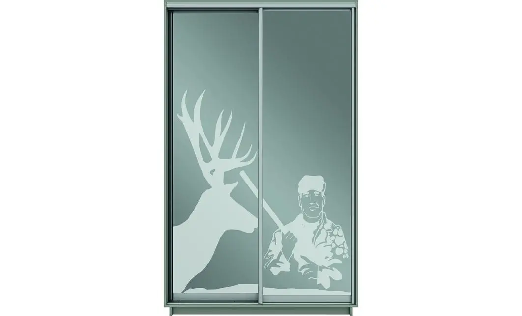 Dulap Oglinda Sablata 2 Usi CT861, L100 x H220 x A45