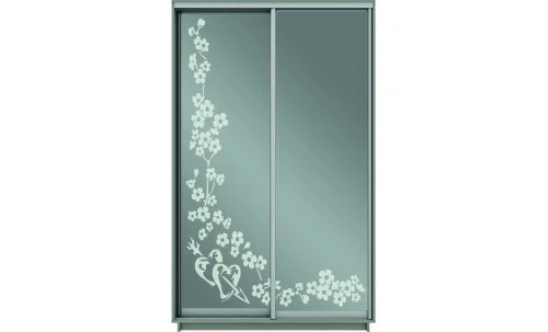 Dulap Oglinda Sablata 2 Usi CT871, L100 x H220 x A45