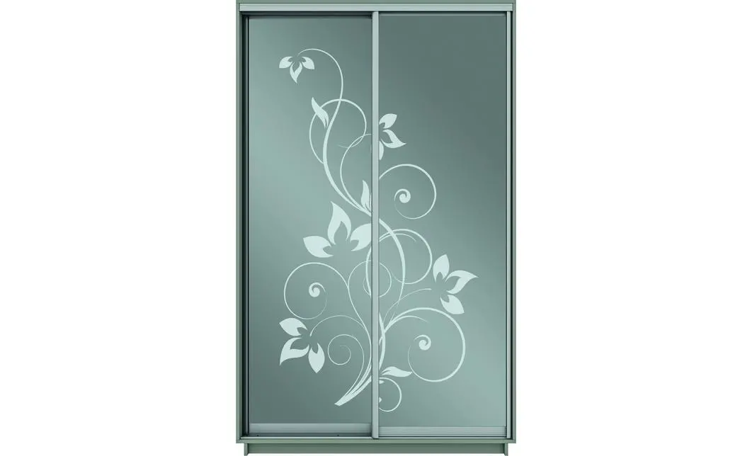 Dulap Oglinda Sablata 2 Usi CT875, L100 x H220 x A45