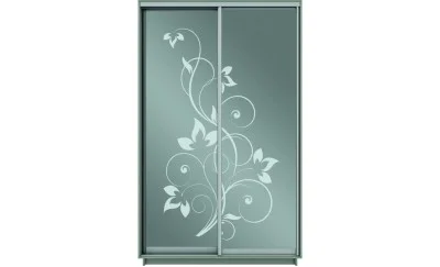 Dulap Oglinda Sablata 2 Usi CT875, L100 x H220 x A45