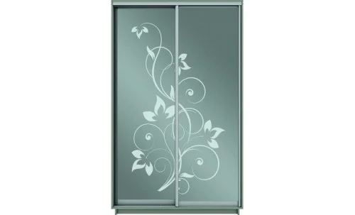 Dulap Oglinda Sablata 2 Usi CT875, L100 x H220 x A45