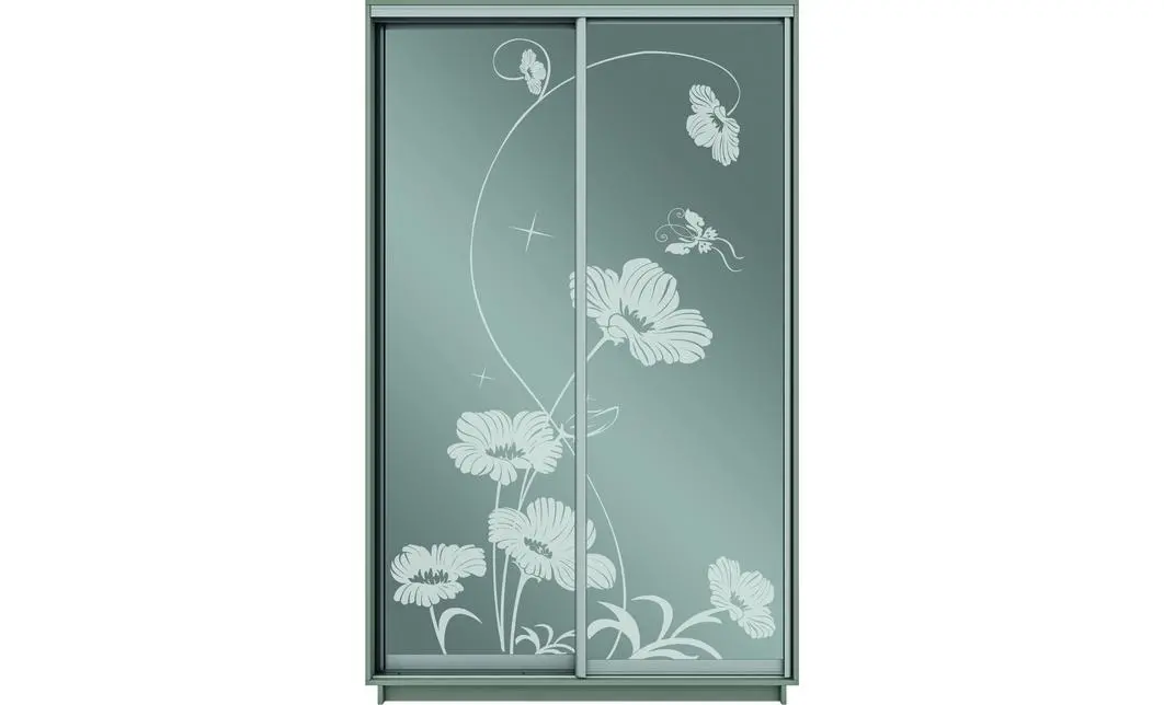 Dulap Oglinda Sablata 2 Usi CT886, L100 x H220 x A45