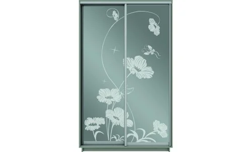 Dulap Oglinda Sablata 2 Usi CT886, L100 x H220 x A45