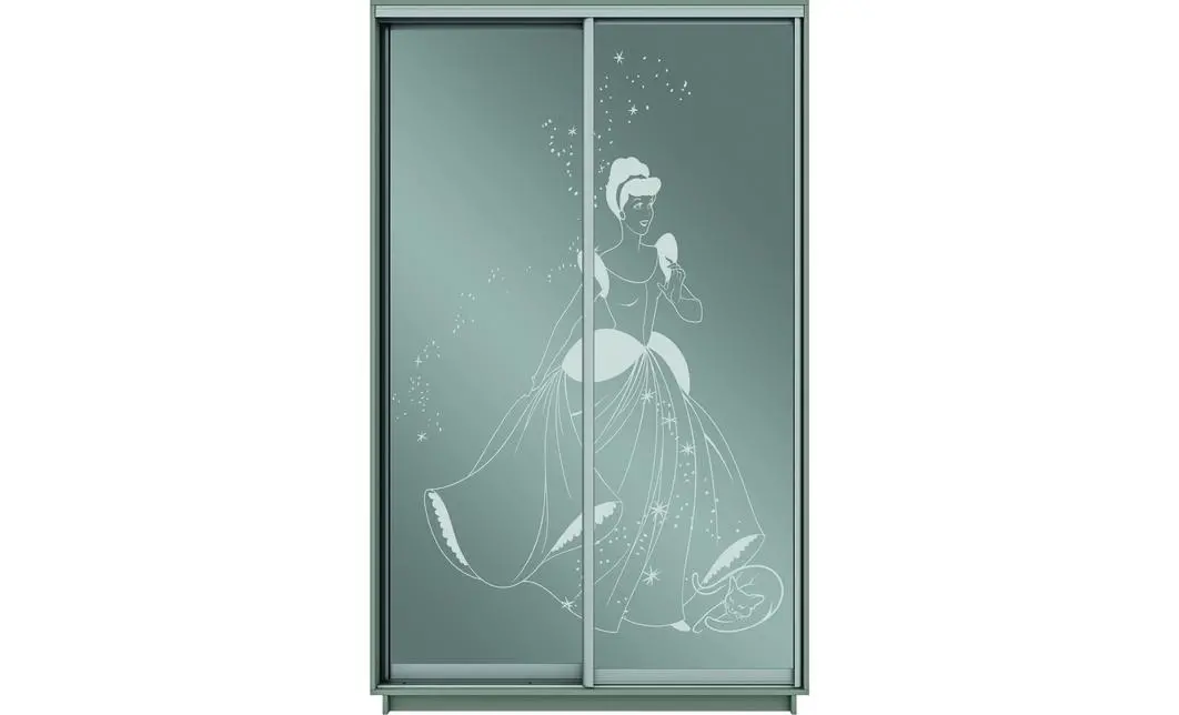 Dulap Oglinda Sablata 2 Usi CT889, L100 x H220 x A45