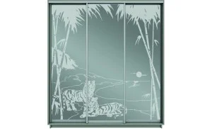 Dulap Oglinda Sablata 3 Usi CT140, L190 X H220 X A45