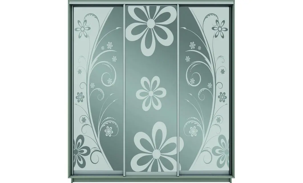 Dulap Oglinda Sablata 3 Usi CT142, L190 X H220 X A45