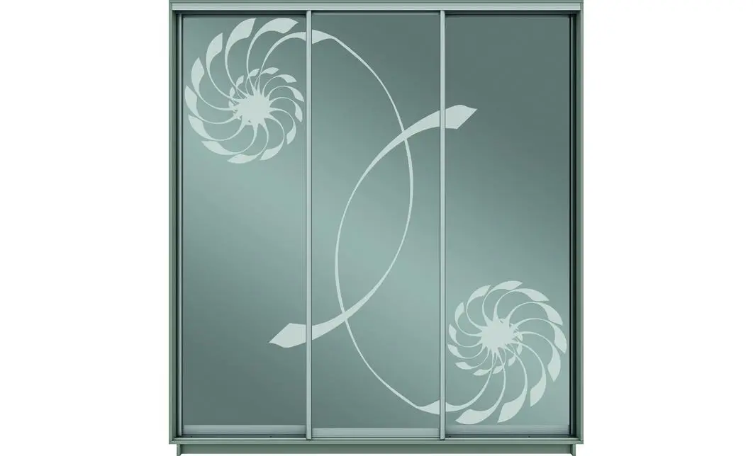 Dulap Oglinda Sablata 3 Usi CT754, L190 X H220 X A45