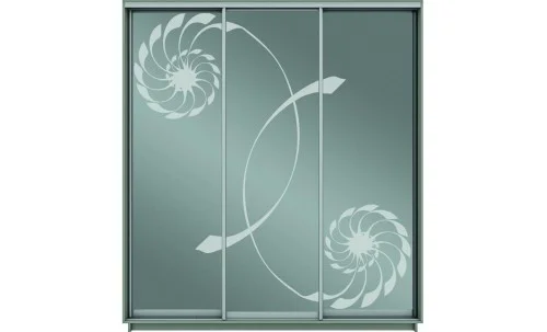 Dulap Oglinda Sablata 3 Usi CT754, L190 X H220 X A45