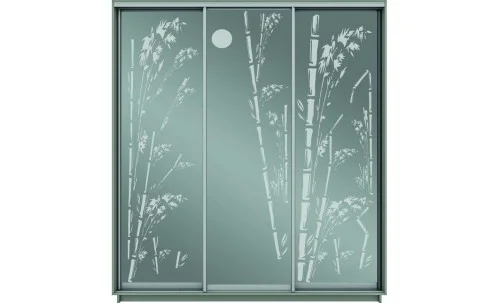 Dulap Oglinda Sablata 3 Usi CT757, L190 X H220 X A45