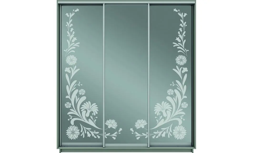 Dulap Oglinda Sablata 3 Usi CT761, L190 X H220 X A45