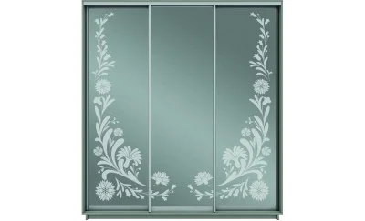 Dulap Oglinda Sablata 3 Usi CT761, L190 X H220 X A45