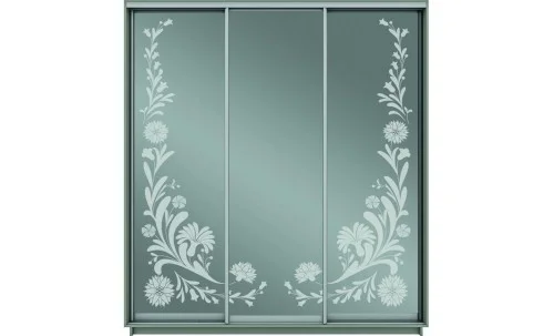 Dulap Oglinda Sablata 3 Usi CT761, L190 X H220 X A45