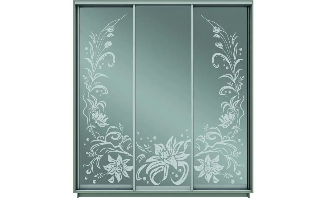 Dulap Oglinda Sablata 3 Usi CT762, L190 X H220 X A45