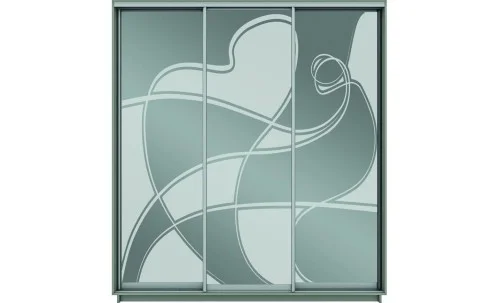 Dulap Oglinda Sablata 3 Usi CT764, L190 X H220 X A45