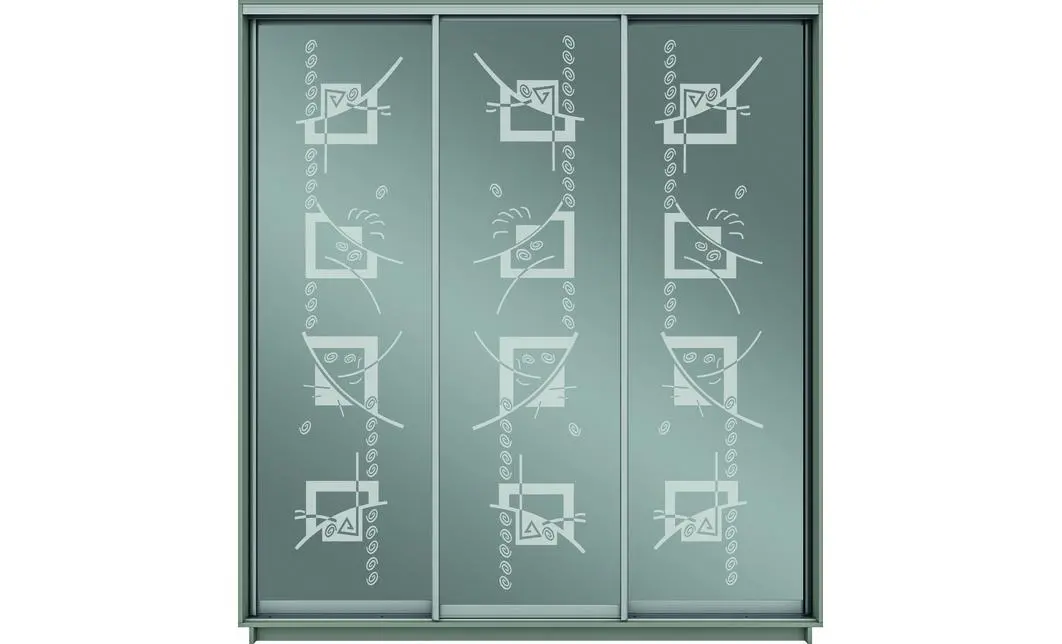 Dulap Oglinda Sablata 3 Usi CT765, L190 X H220 X A45