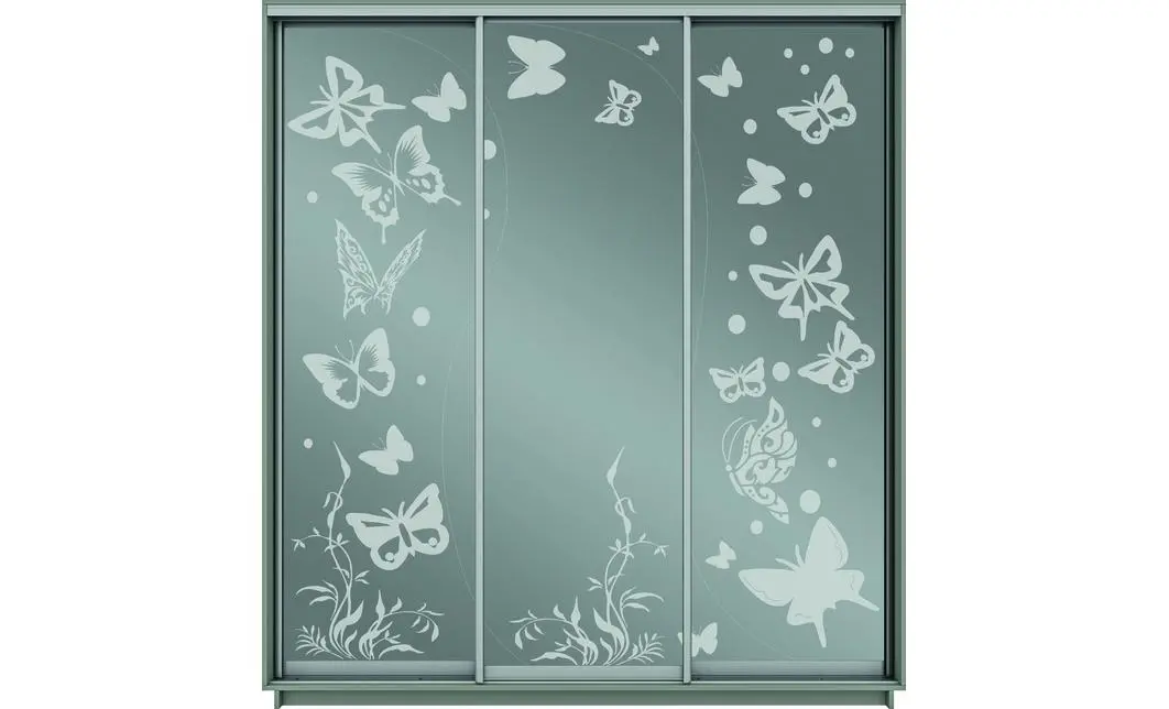 Dulap Oglinda Sablata 3 Usi CT766, L190 X H220 X A45