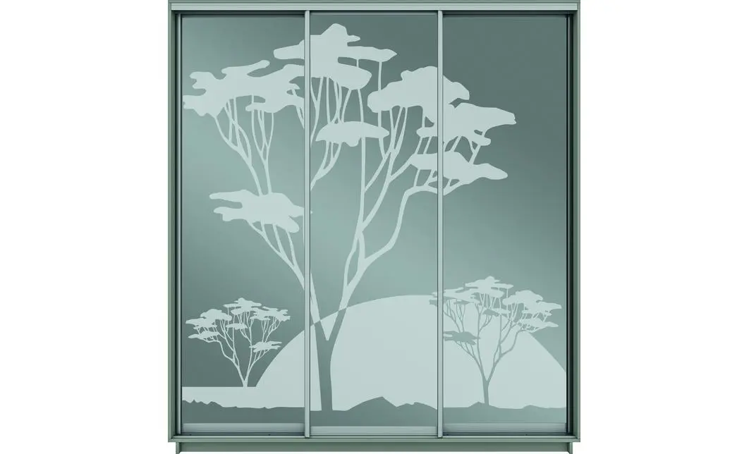 Dulap Oglinda Sablata 3 Usi CT767, L190 X H220 X A45