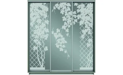 Dulap Oglinda Sablata 3 Usi CT70, L190 X H220 X A45