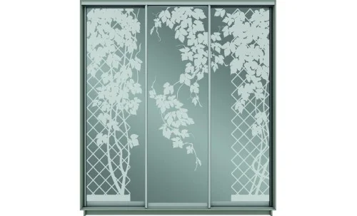 Dulap Oglinda Sablata 3 Usi CT70, L190 X H220 X A45