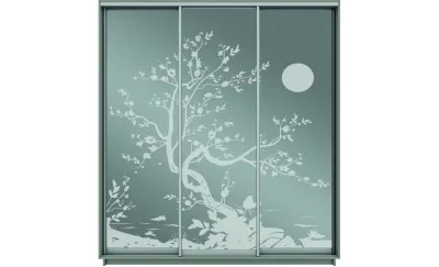 Dulap Oglinda Sablata 3 Usi СТ 955, L190 X H220 X A45