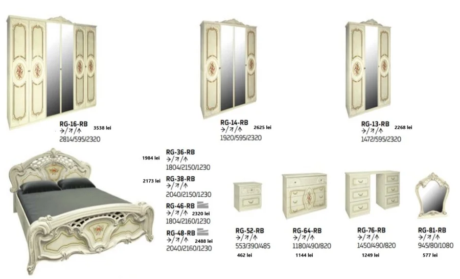 Dormitor Regina Beige 4