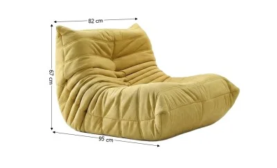 Fotoliu KJLC104 Mustar