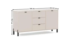 Comoda Living Cremona 2D-3S Comoda Living Cremona 2D-3S