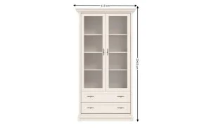 Vitrina Living Sonata Cashmir 2D2S 